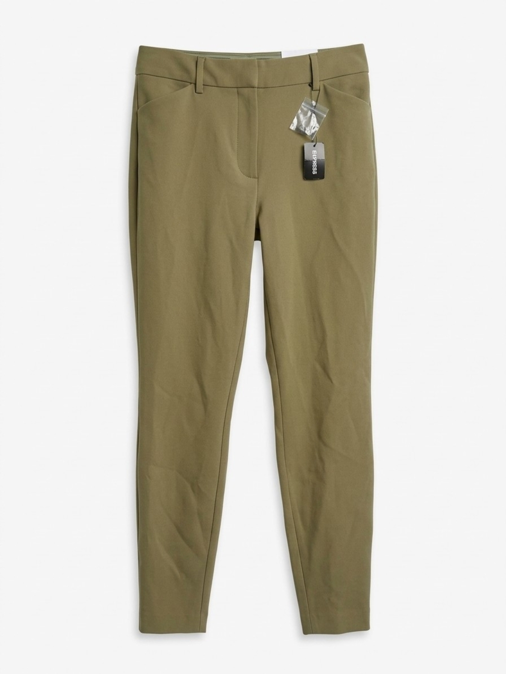 Express Olive Slim Ponte Skinny Pants